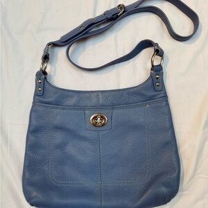 Coach Penelope Cornflower Blue Shoulder Crossbody Bag